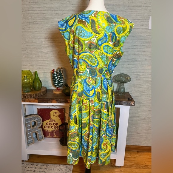 Vintage Handmade Women's Dress Size Medium Art to Wear One-of-a-Kind Unique - Picture 7 of 9